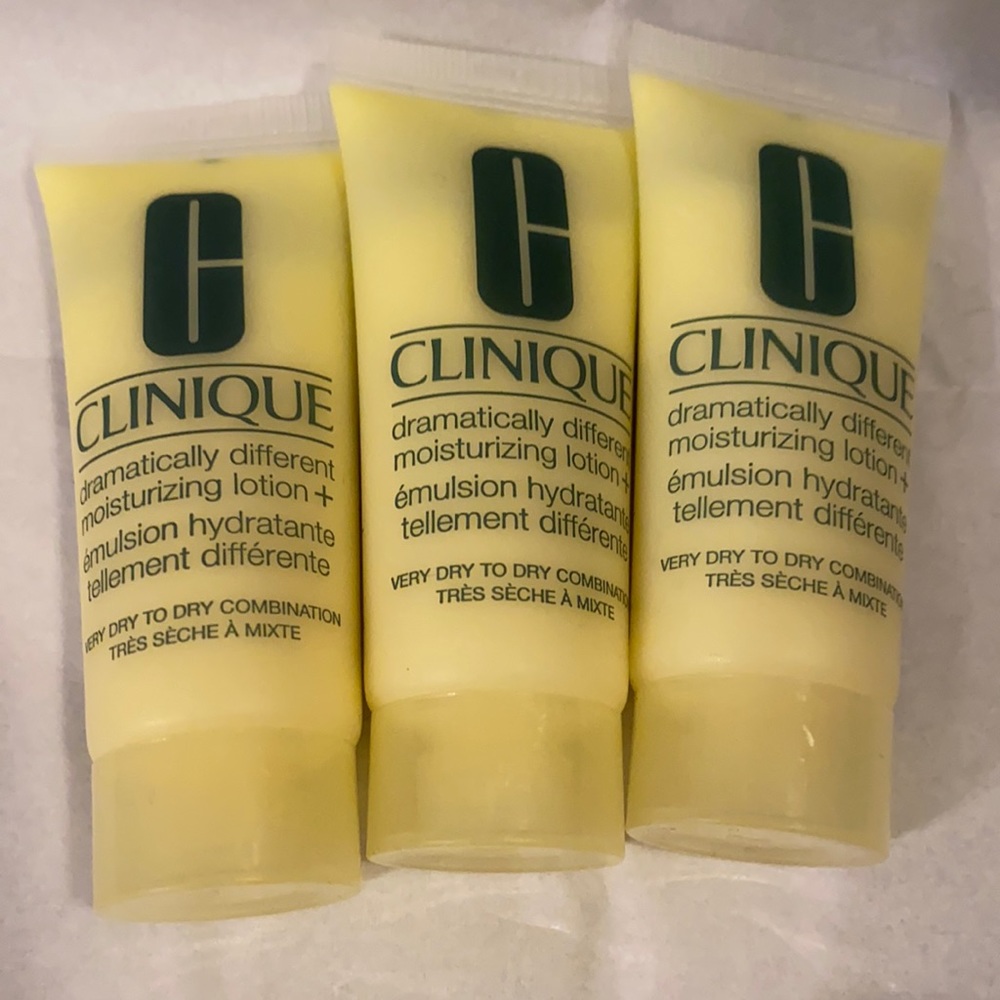 Lot of 3 pieces Clinique Dramatically different moisturizing 15ml
